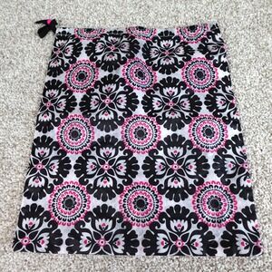 Thirty-One Large Timeless Memory Pouch - Pink Pop Medallion Drawstring Shoe Bag